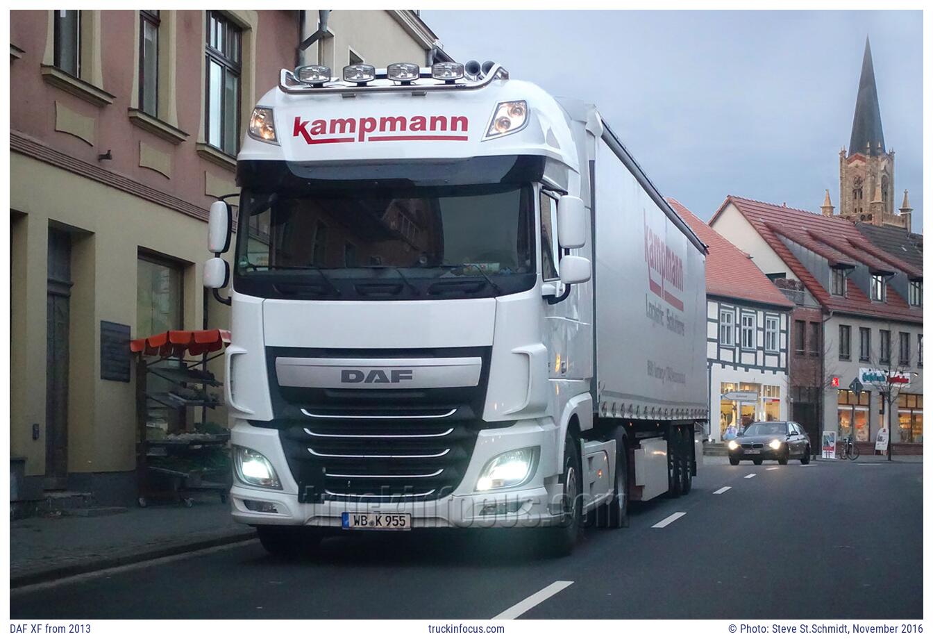 DAF XF from 2013 Photo November 2016