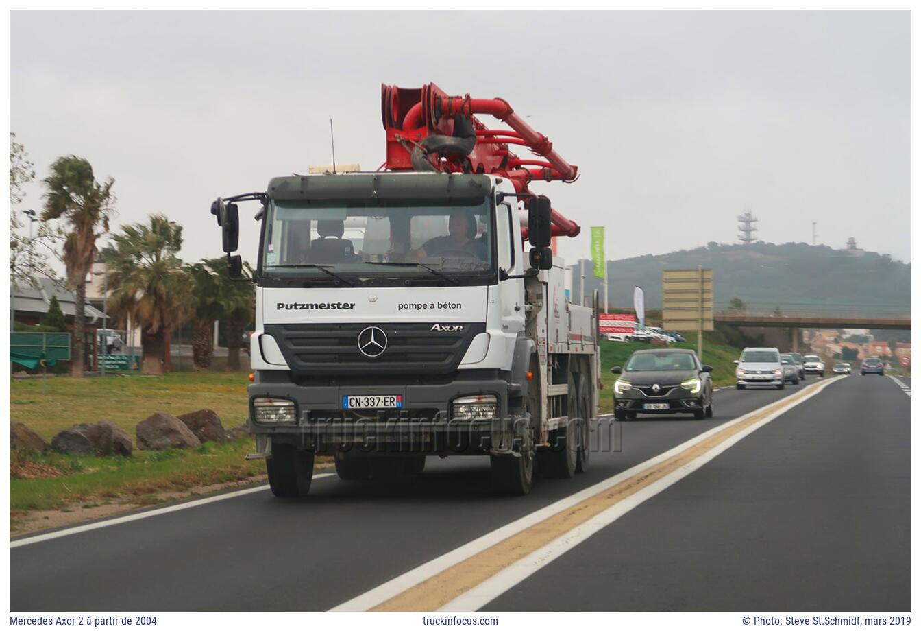 Mercedes Axor 2 à partir de 2004 Photo mars 2019