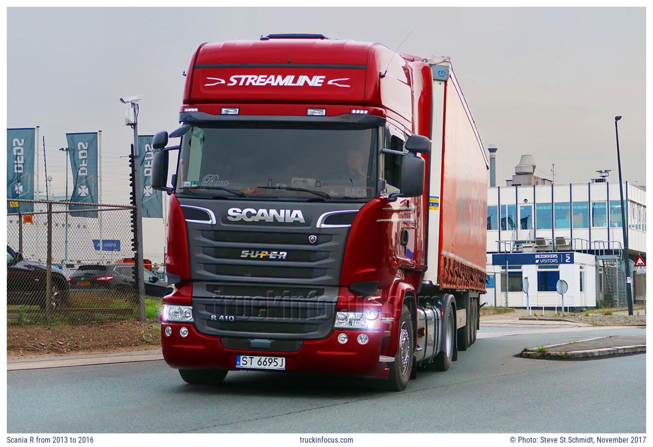 Scania R from 2013 to 2016 Photo November 2017