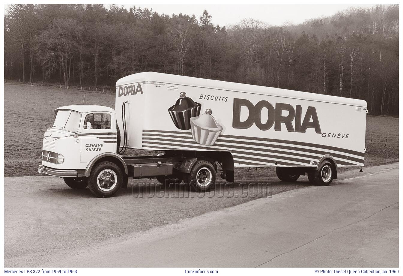 Mercedes LPS 322 from 1959 to 1963 Photo ca. 1960