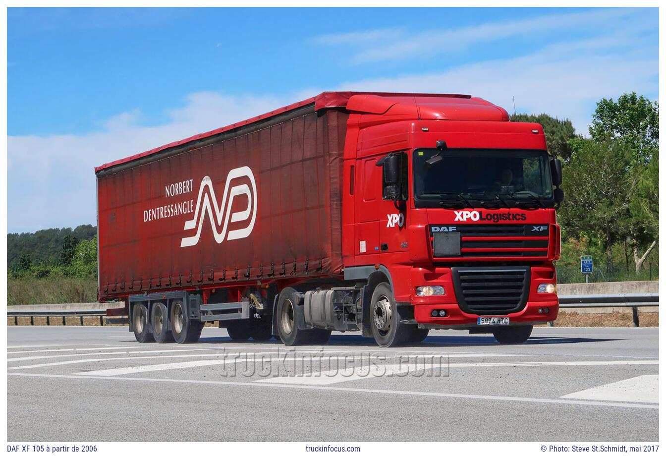 DAF XF 105 à partir de 2006 Photo mai 2017