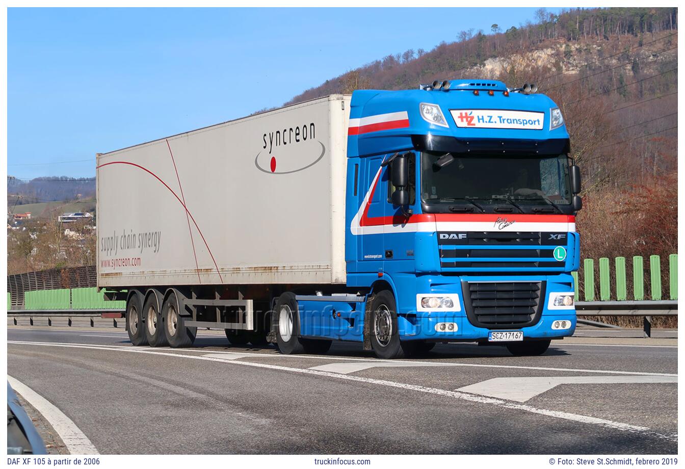 DAF XF 105 à partir de 2006 Foto febrero 2019