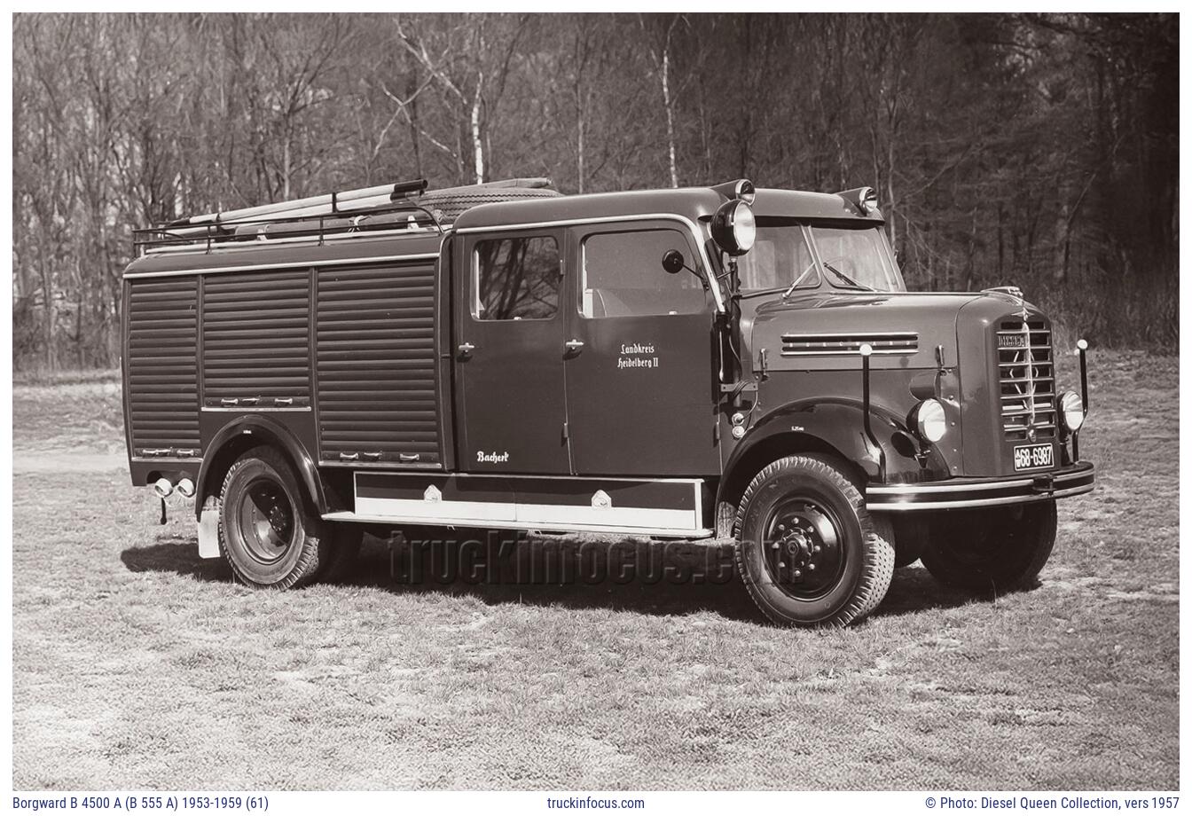 Borgward B 4500 A (B 555 A) 1953-1959 (61) Photo vers 1957