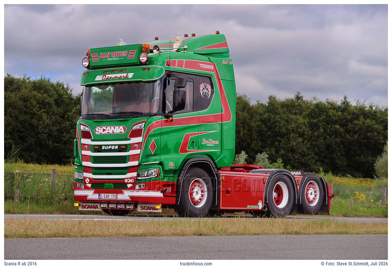 Scania R ab 2016 Foto Juli 2026