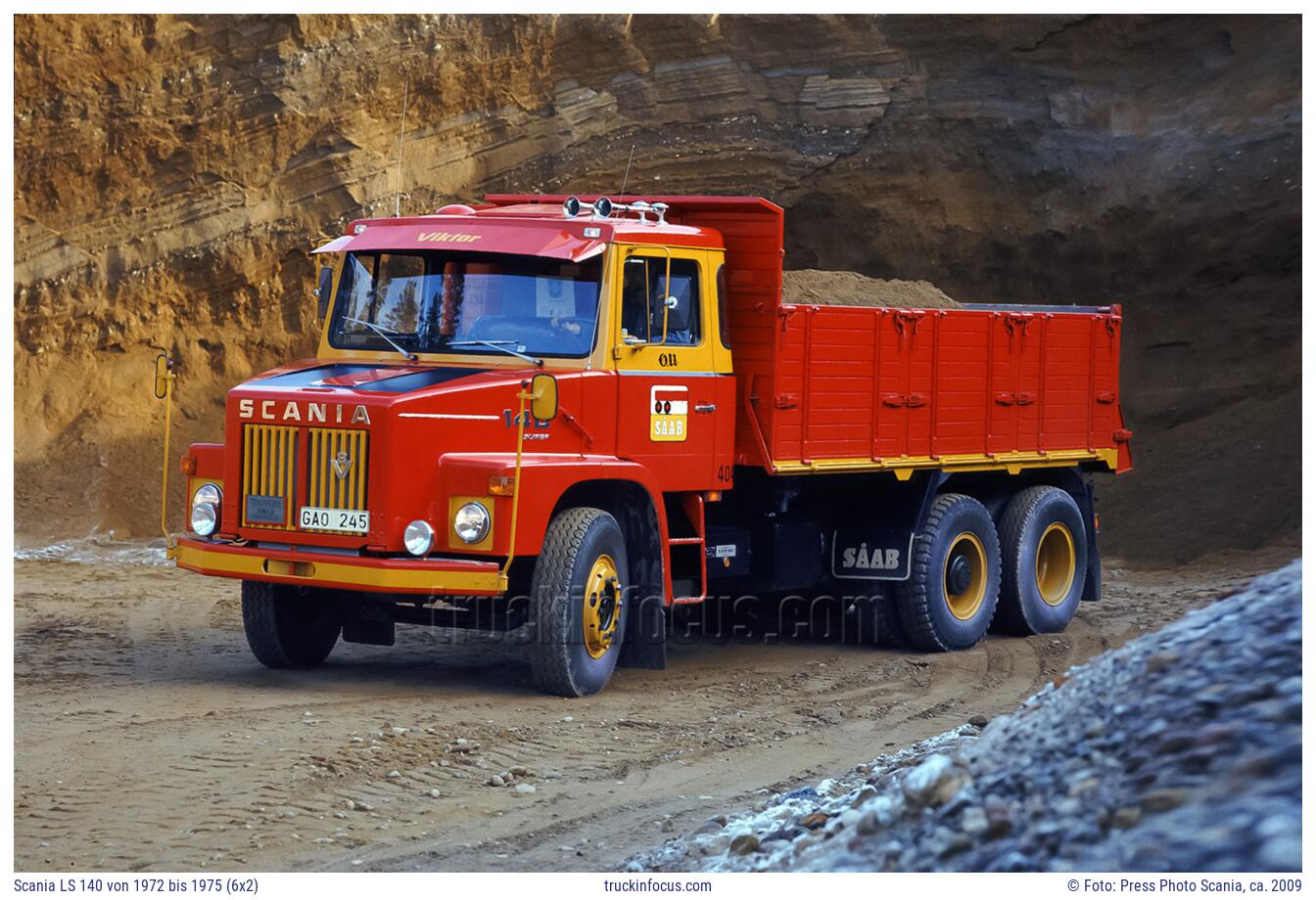 Scania LS 140 von 1972 bis 1975 (6x2) Foto ca. 2009