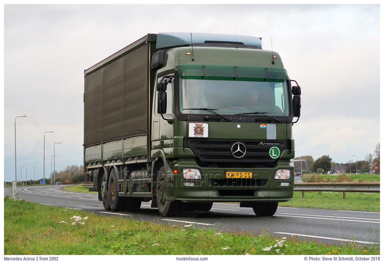 Mercedes Actros 2 from 2002 Photo October 2018