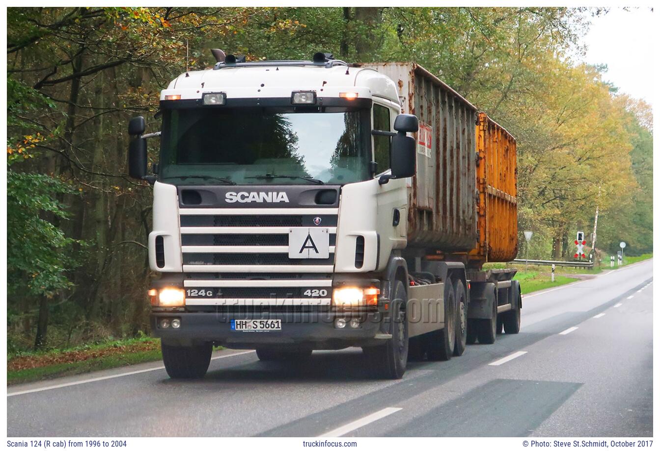 Scania 124 (R cab) from 1996 to 2004 Photo October 2017