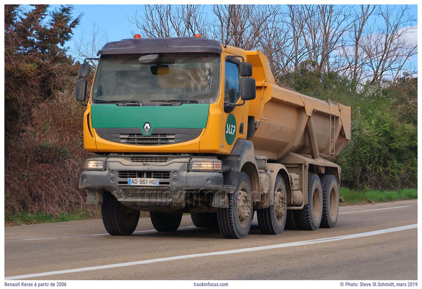 Renault Kerax á partir de 2006 Photo mars 2019