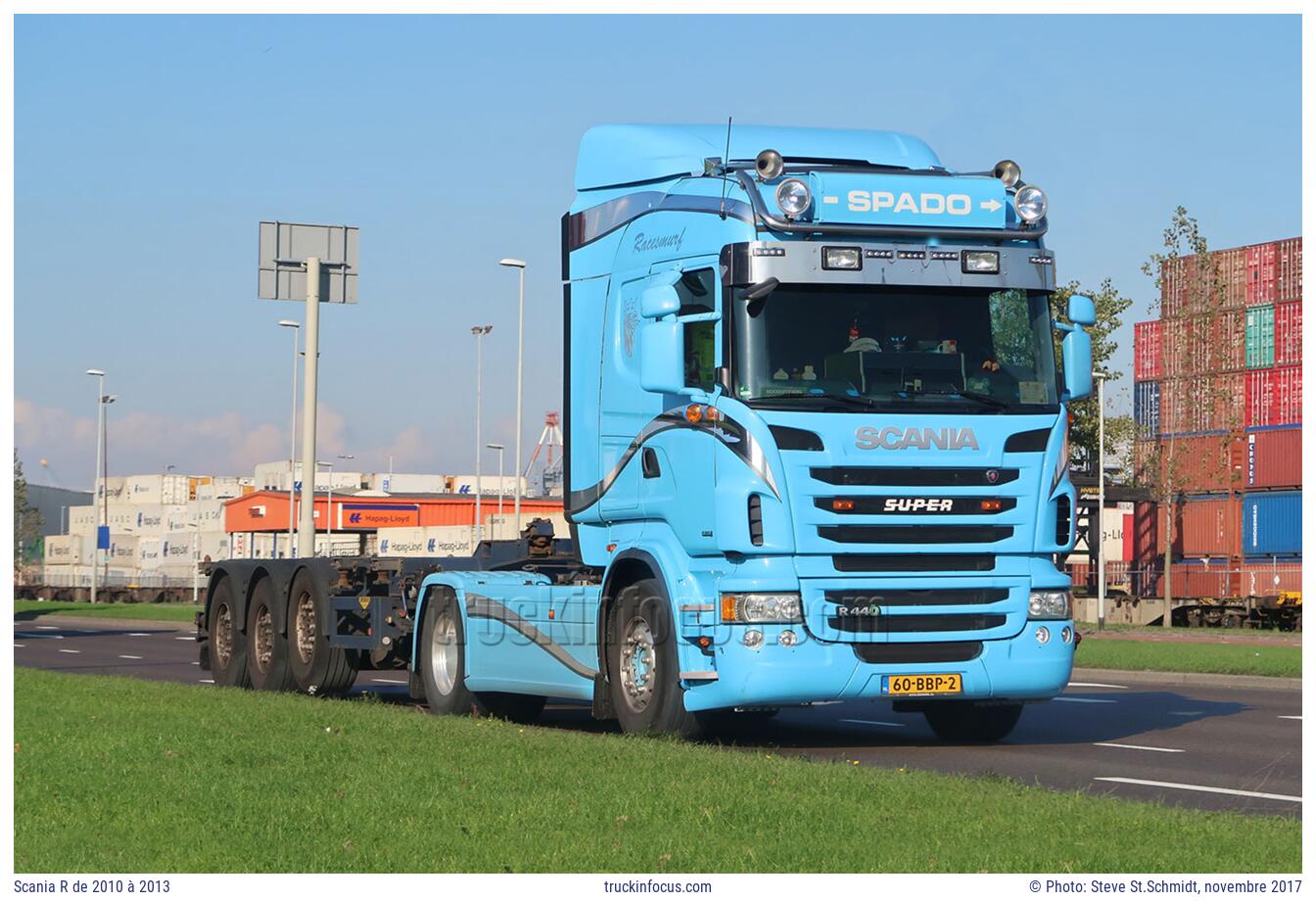 Scania R de 2010 à 2013 Photo novembre 2017