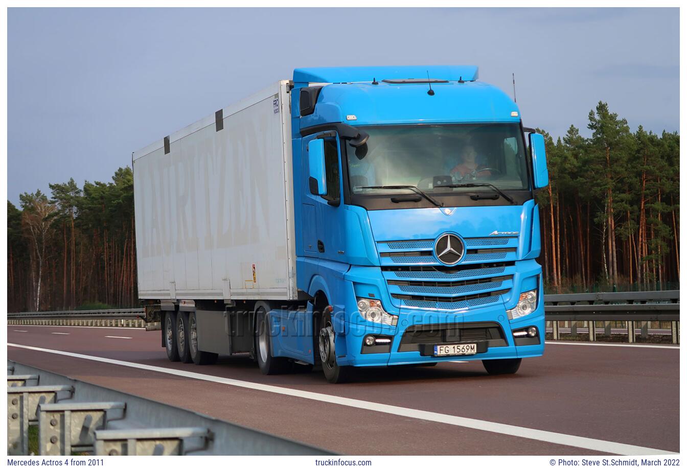 Mercedes Actros 4 from 2011 Photo March 2022