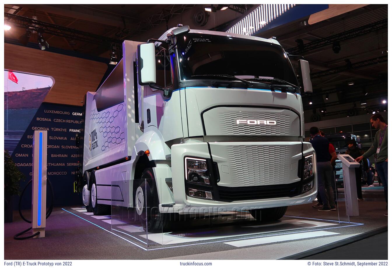 Ford (TR) E-Truck Prototyp von 2022 Foto September 2022