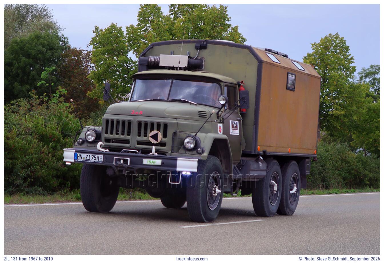 ZIL 131 from 1967 to 2010 Photo September 2026