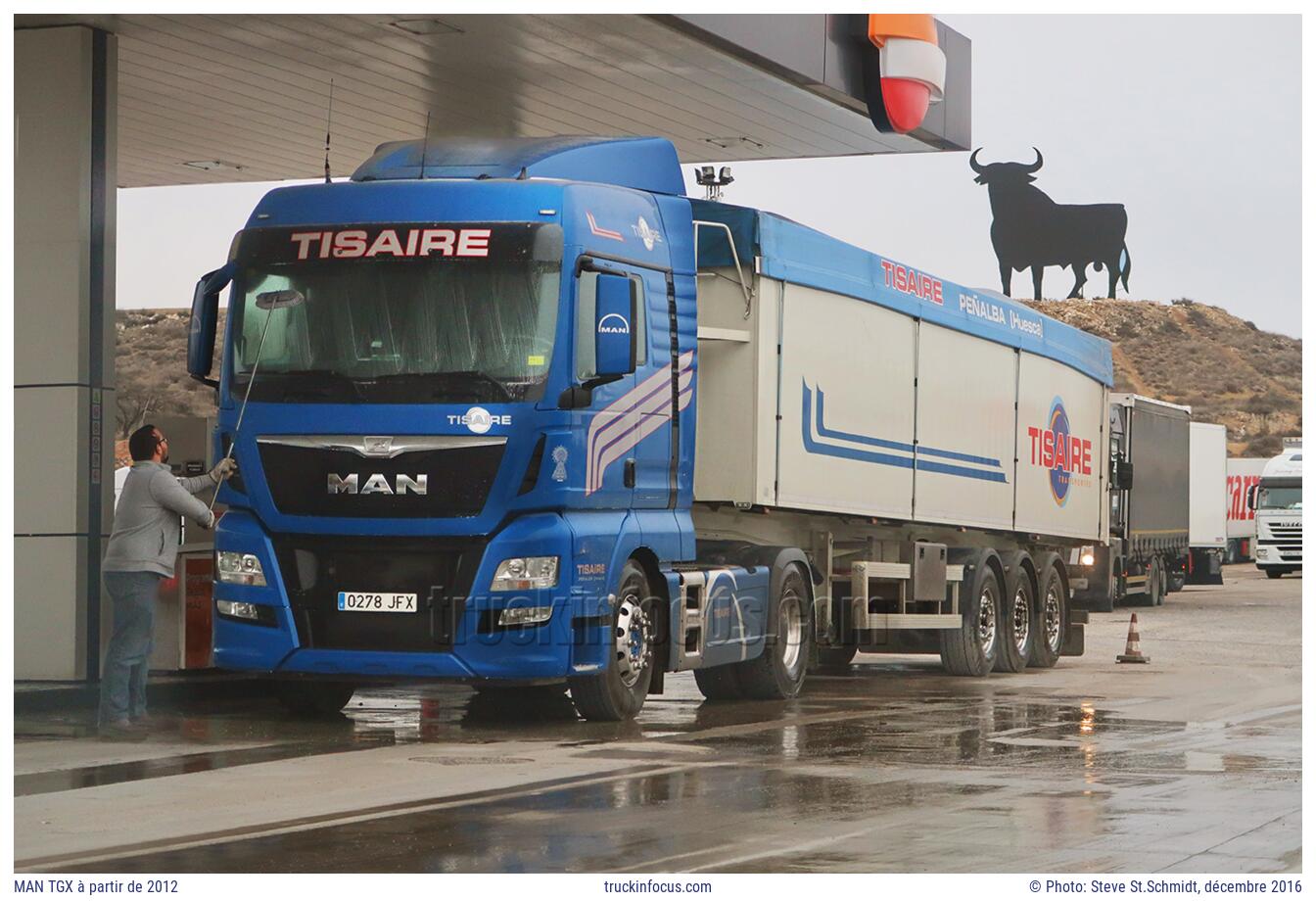 MAN TGX à partir de 2012 Photo décembre 2016