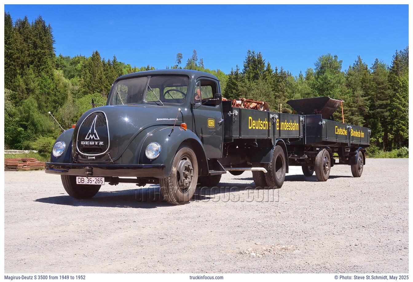Magirus-Deutz S 3500 from 1949 to 1952 Photo May 2025