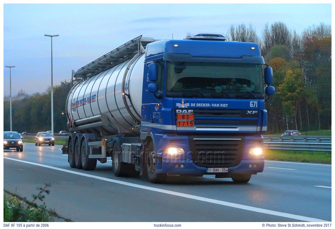 DAF XF 105 à partir de 2006 Photo novembre 2017