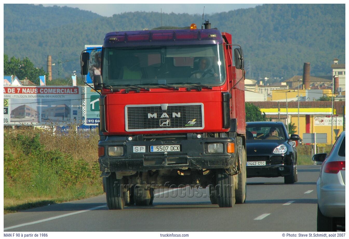 MAN F 90 à partir de 1986 Photo août 2007