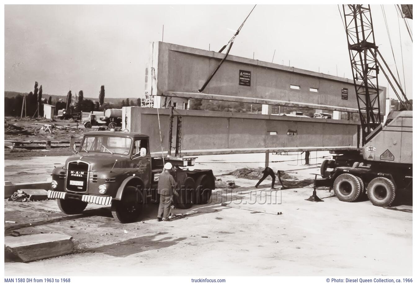 MAN 1580 DH from 1963 to 1968 Photo ca. 1966
