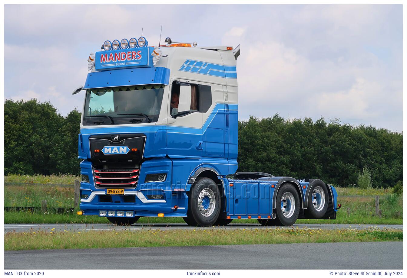 MAN TGX from 2020 Photo July 2024