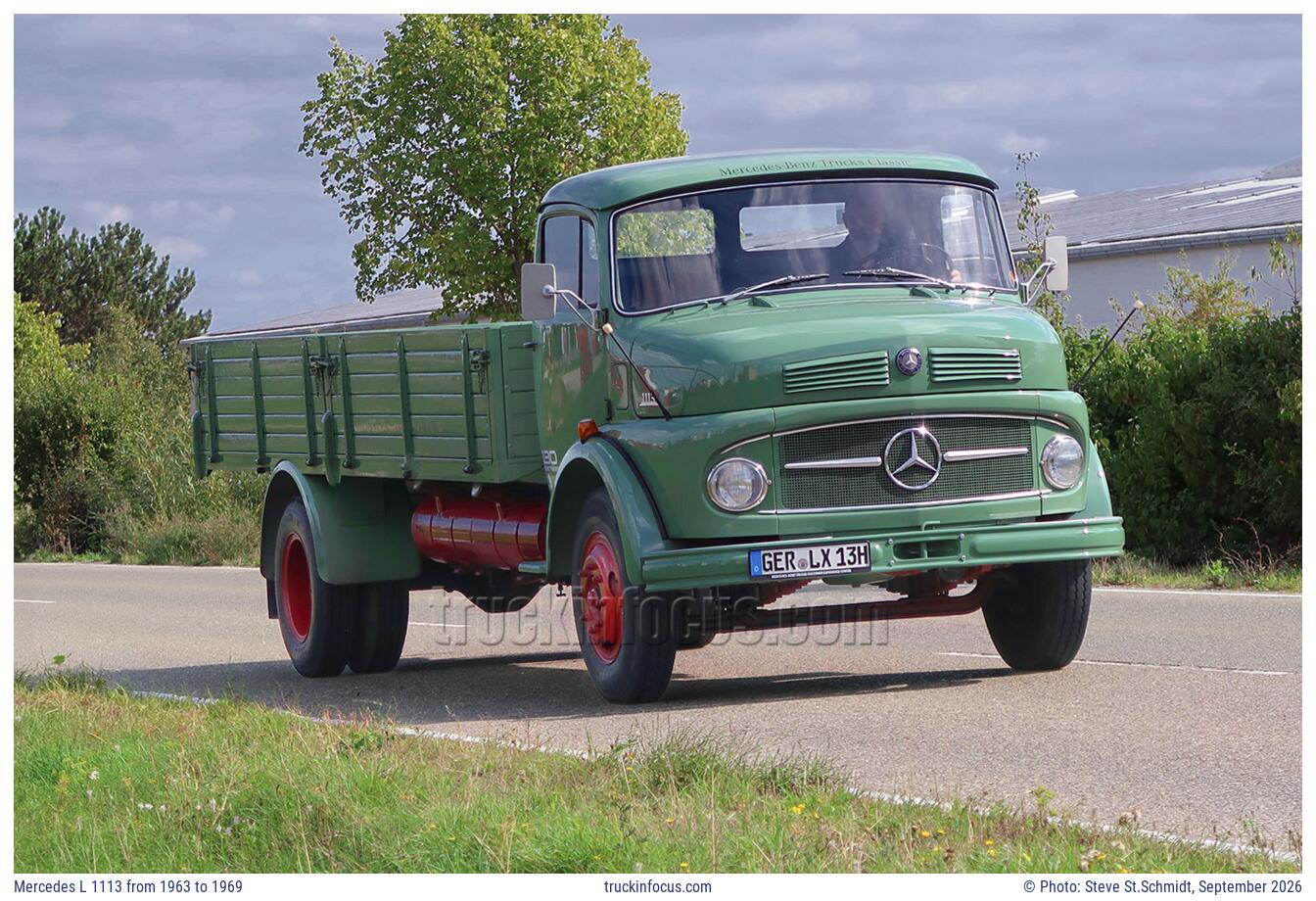 Mercedes L 1113 from 1963 to 1969 Photo September 2026