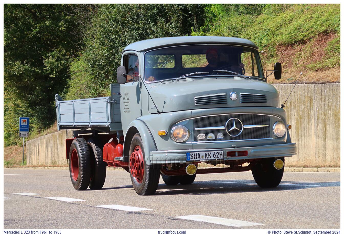 Mercedes L 323 from 1961 to 1963 Photo September 2024