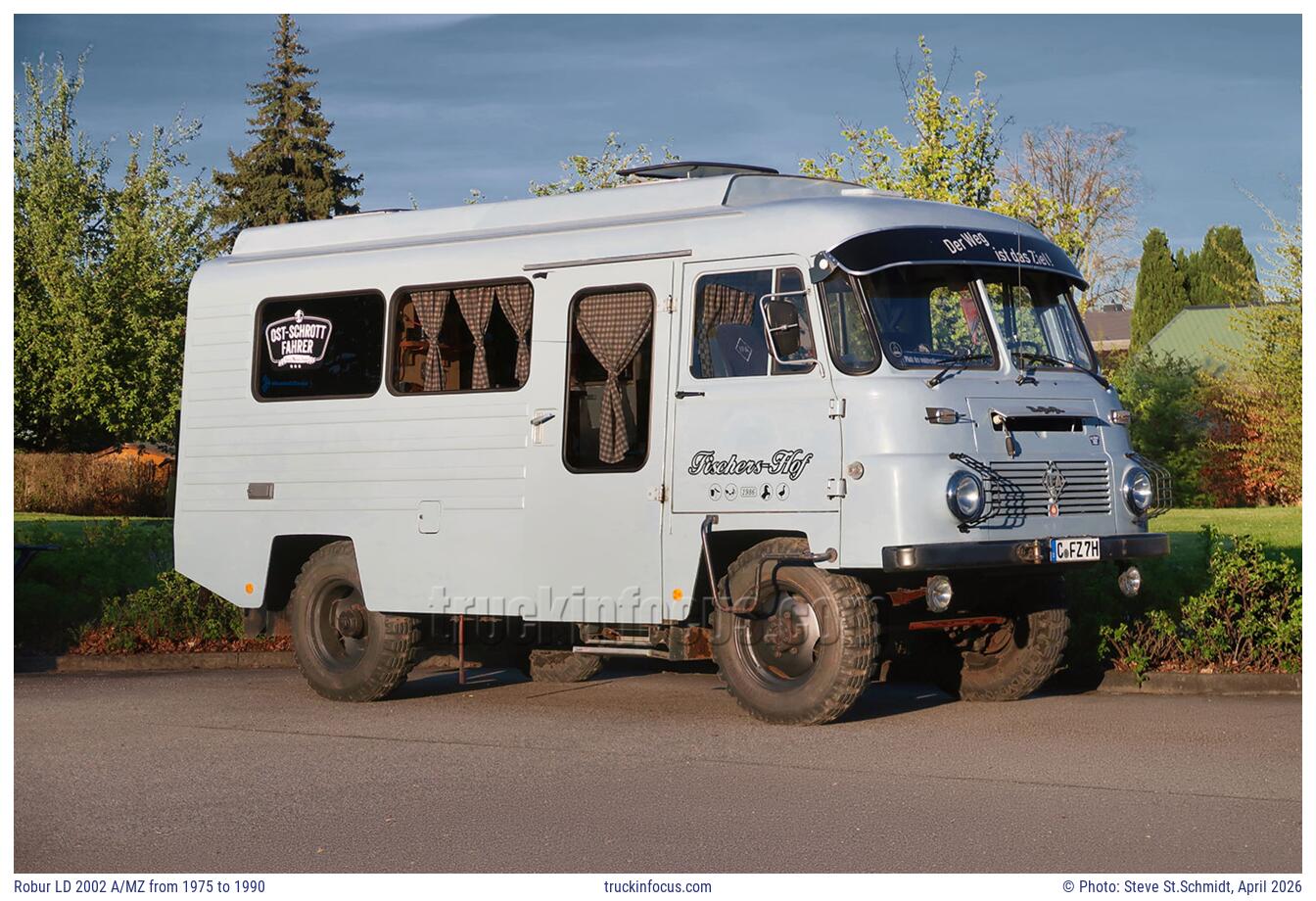 Robur LD 2002 A/MZ from 1975 to 1990 Photo April 2026