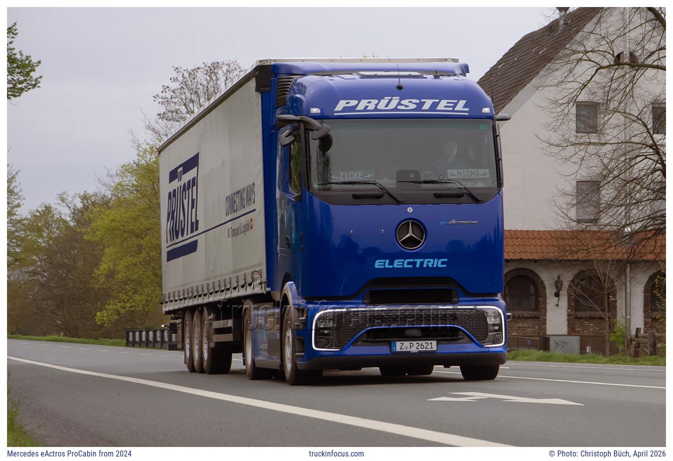 Mercedes eActros ProCabin from 2024 Photo April 2026