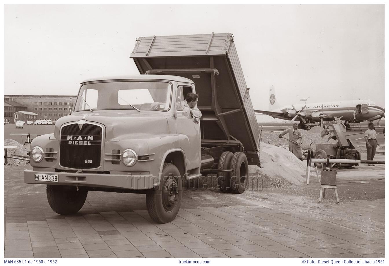 MAN 635 L1 de 1960 a 1962 Foto hacia 1961