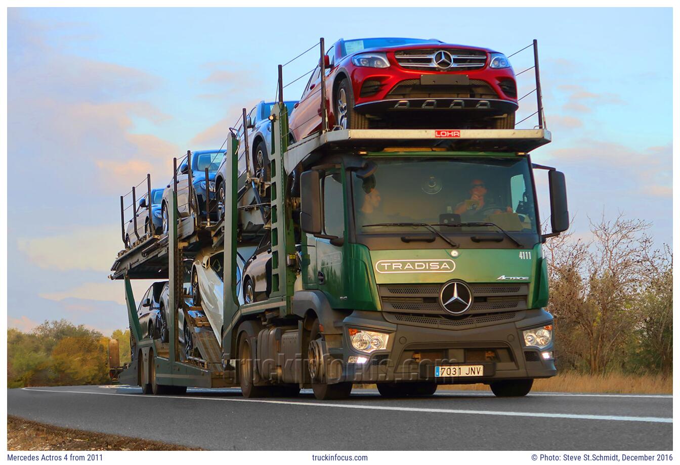 Mercedes Actros 4 from 2011 Photo December 2016