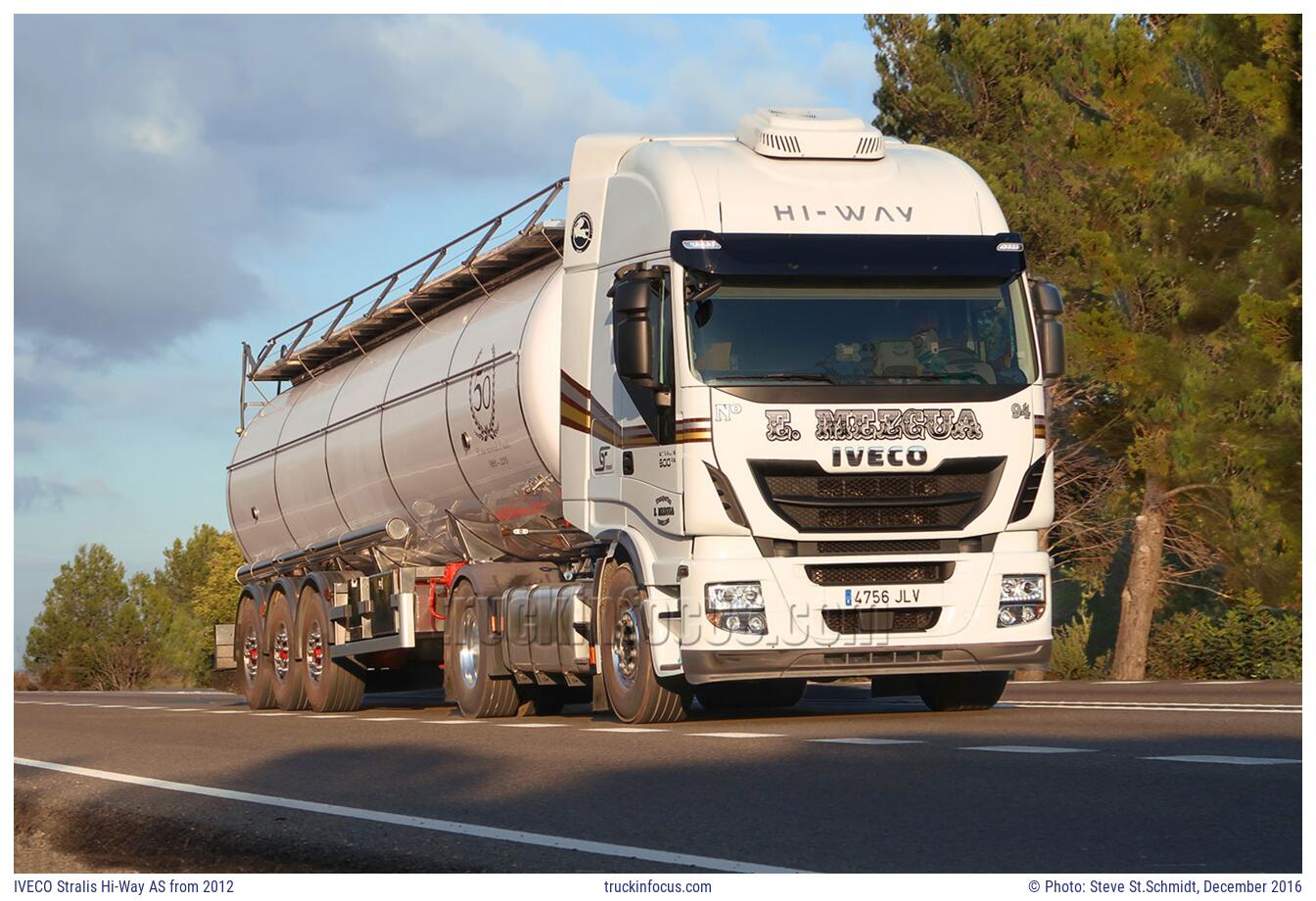 IVECO Stralis Hi-Way AS from 2012 Photo December 2016