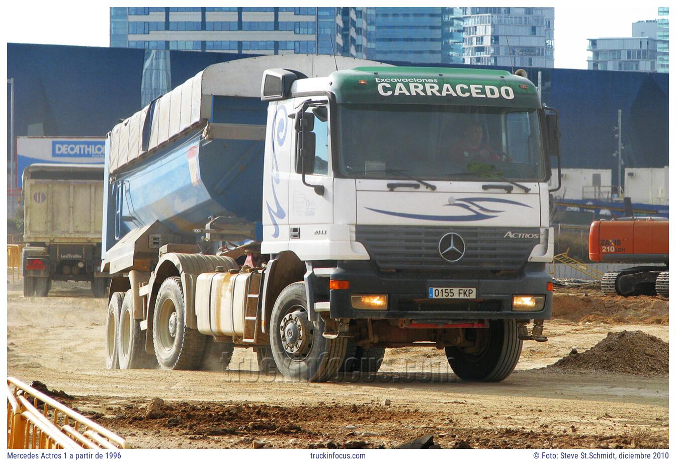 Mercedes Actros 1 a partir de 1996 Foto diciembre 2010