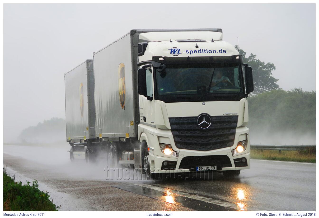 Mercedes Actros 4 ab 2011 Foto August 2018