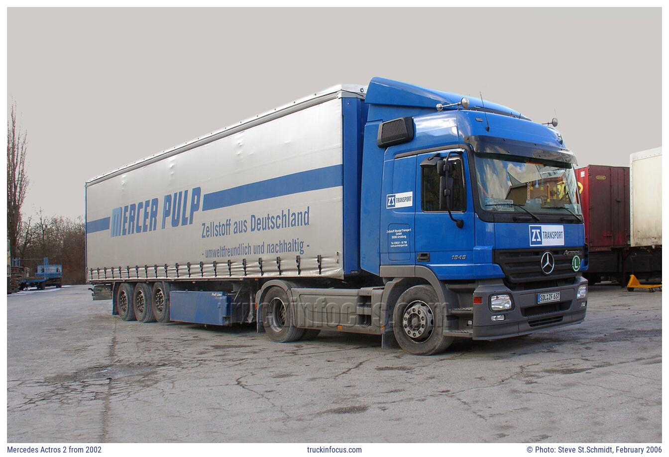 Mercedes Actros 2 from 2002 Photo February 2006