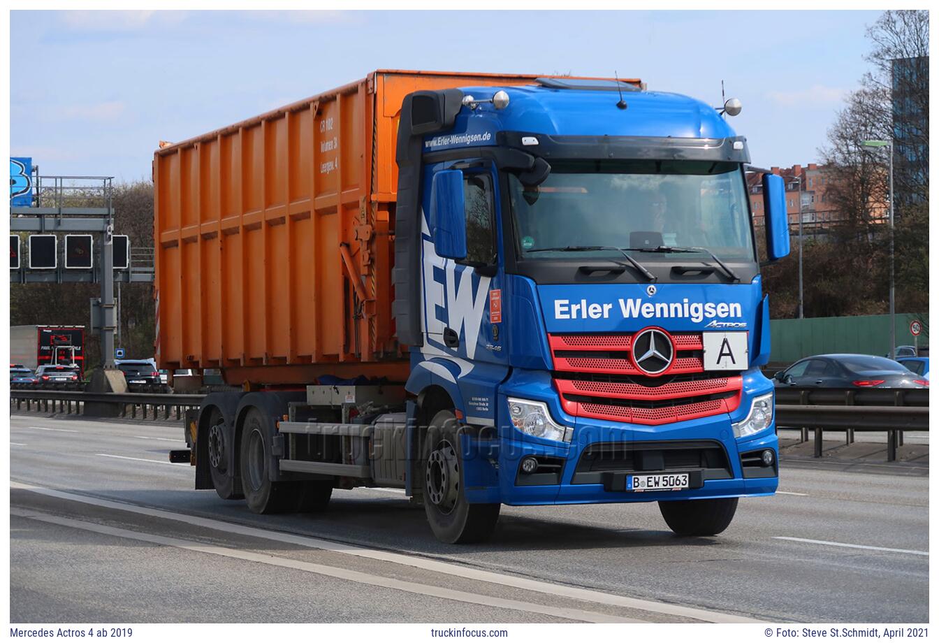 Mercedes Actros 4 ab 2019 Foto April 2021