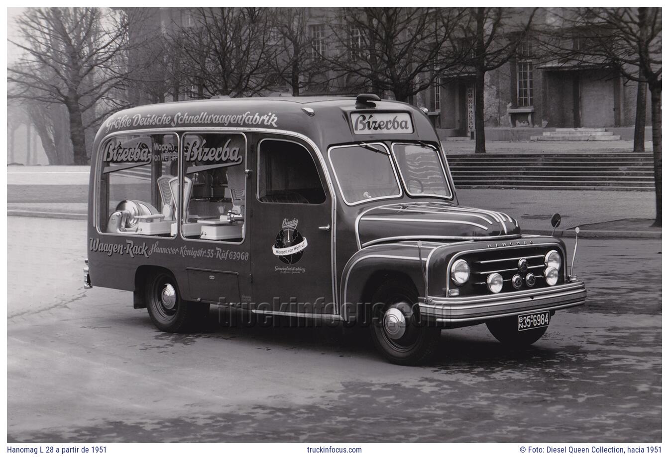 Hanomag L 28 a partir de 1951 Foto hacia 1951