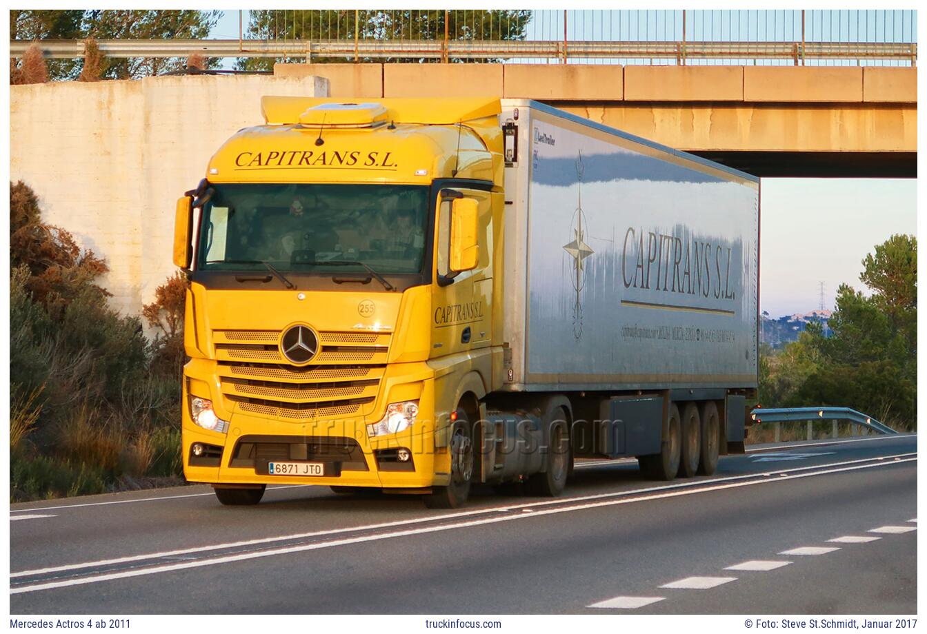 Mercedes Actros 4 ab 2011 Foto Januar 2017
