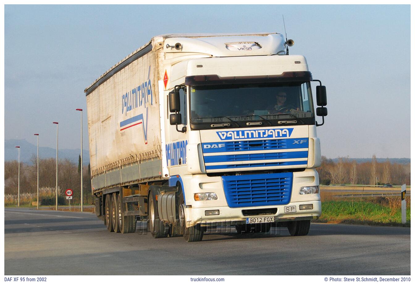 DAF XF 95 from 2002 Photo December 2010