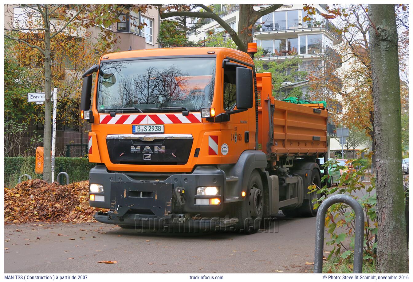 MAN TGS ( Construction ) à partir de 2007 Photo novembre 2016