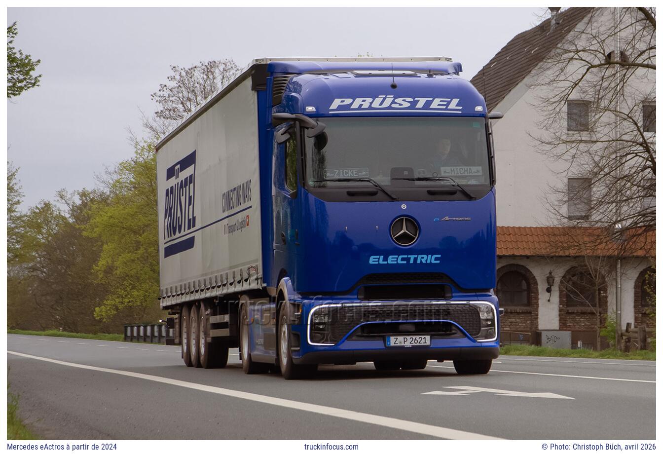Mercedes eActros à partir de 2024 Photo avril 2026