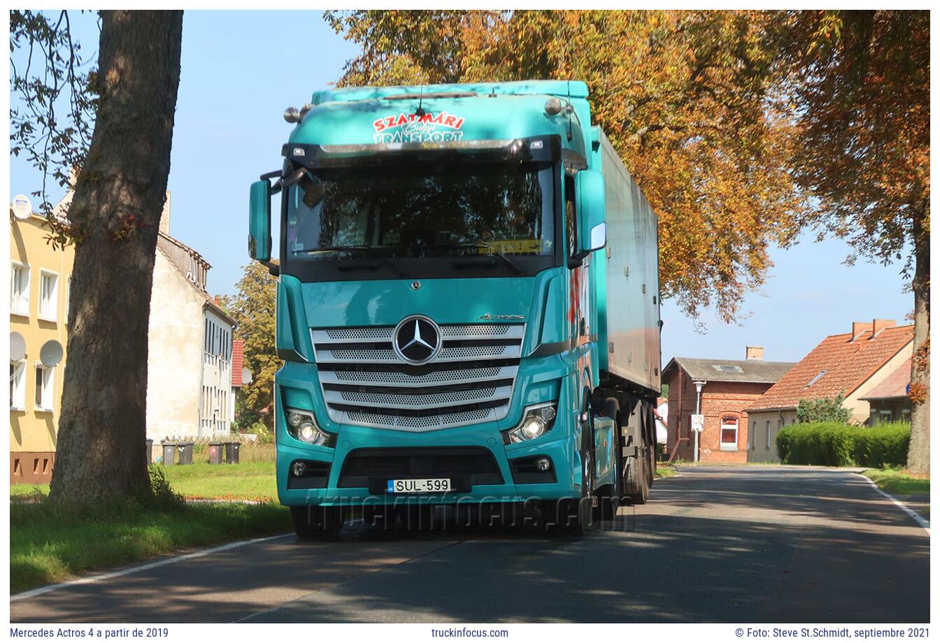 Mercedes Actros 4 a partir de 2019 Foto septiembre 2021