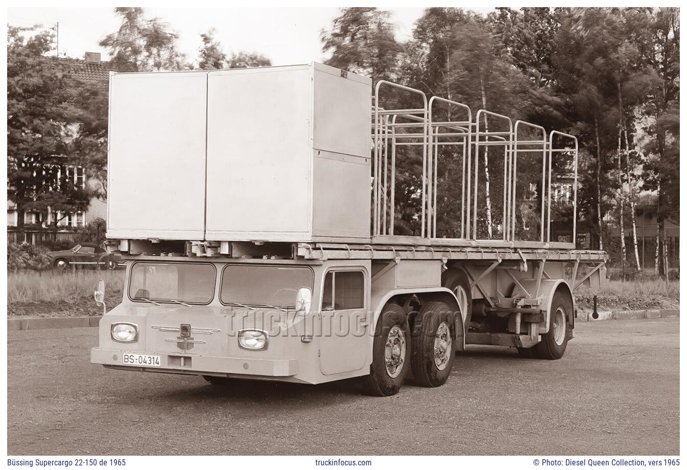 Büssing Supercargo 22-150 de 1965 Photo vers 1965