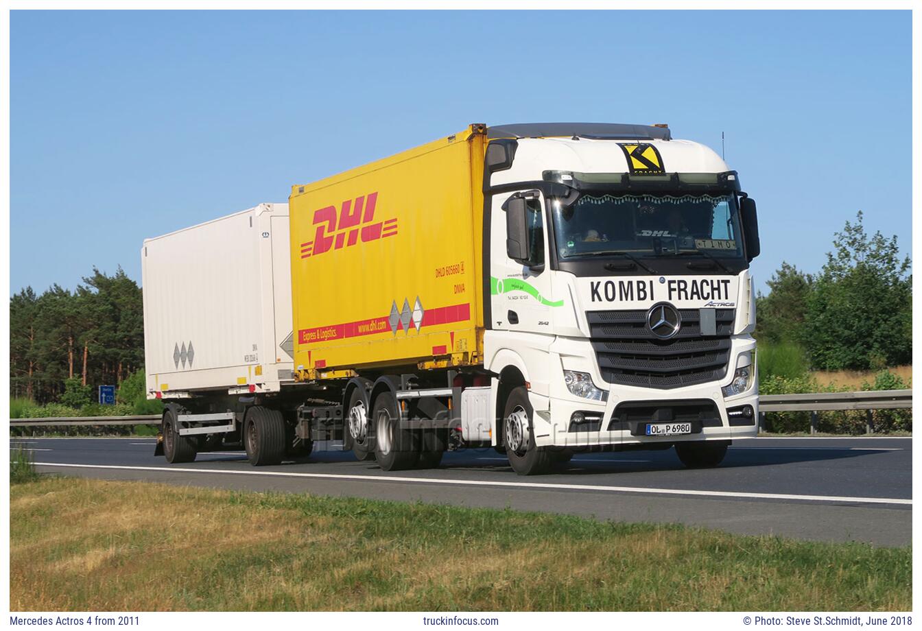 Mercedes Actros 4 from 2011 Photo June 2018