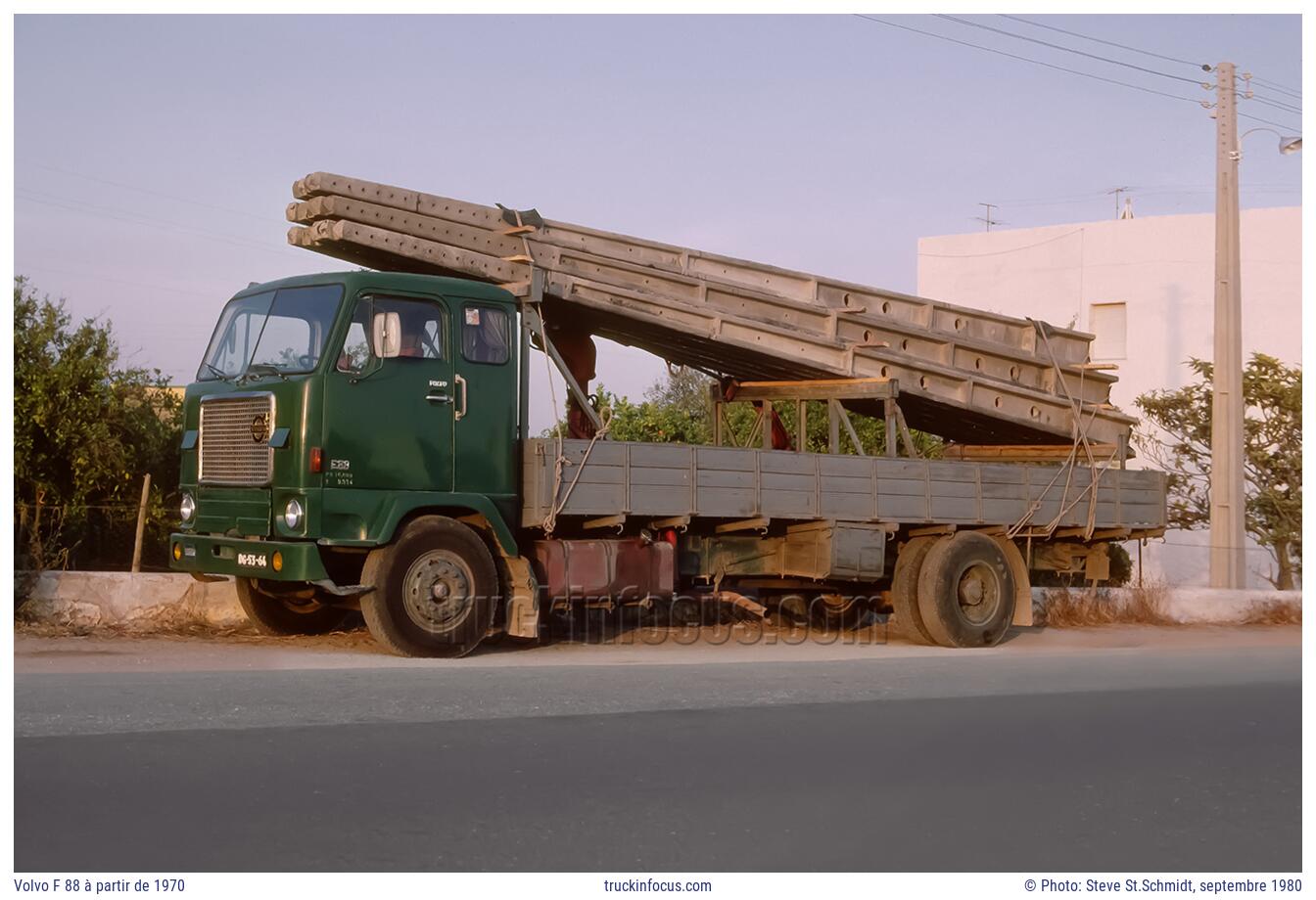 Volvo F 88 à partir de 1970 Photo septembre 1980