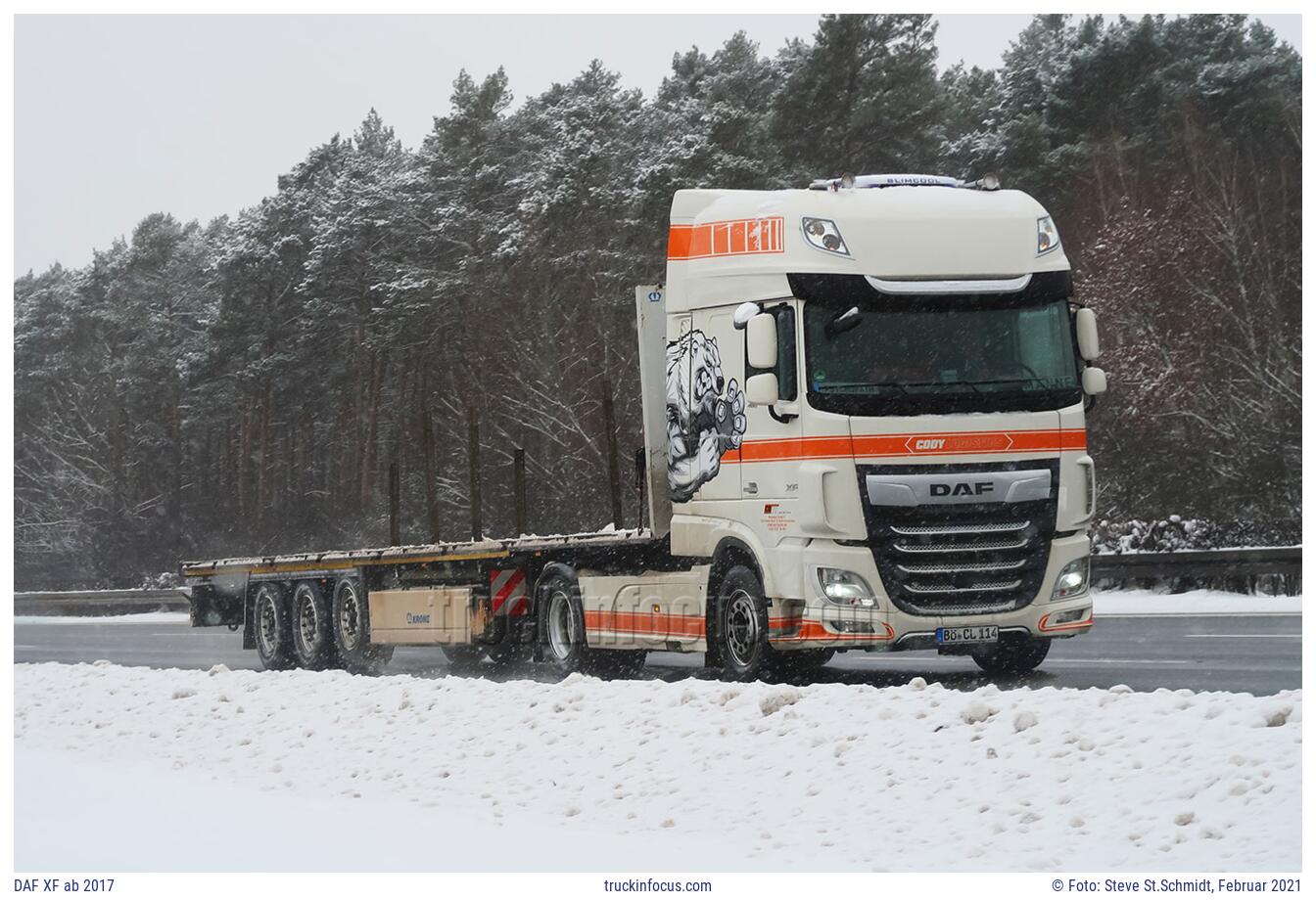 DAF XF ab 2017 Foto Februar 2021