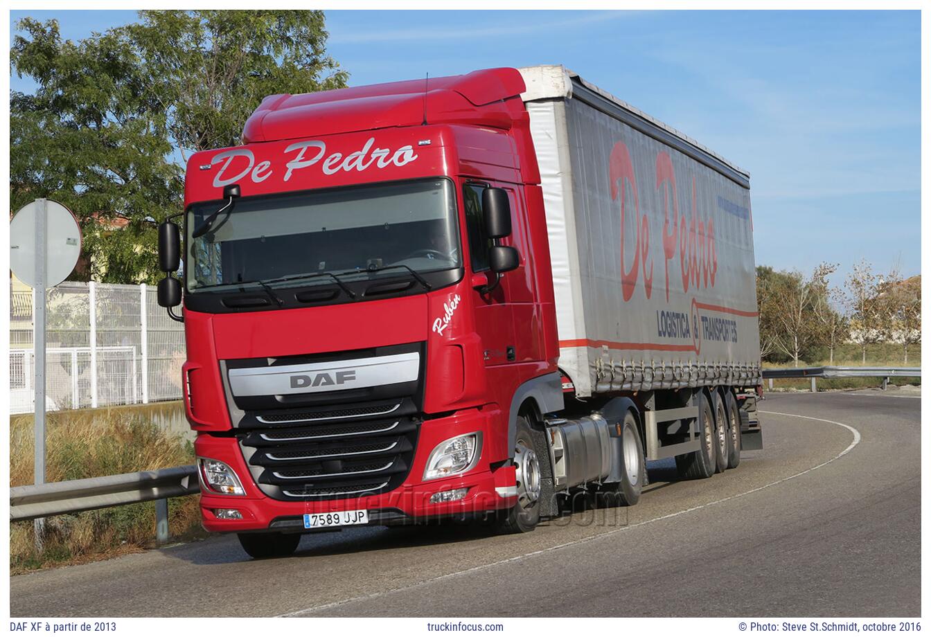 DAF XF à partir de 2013 Photo octobre 2016