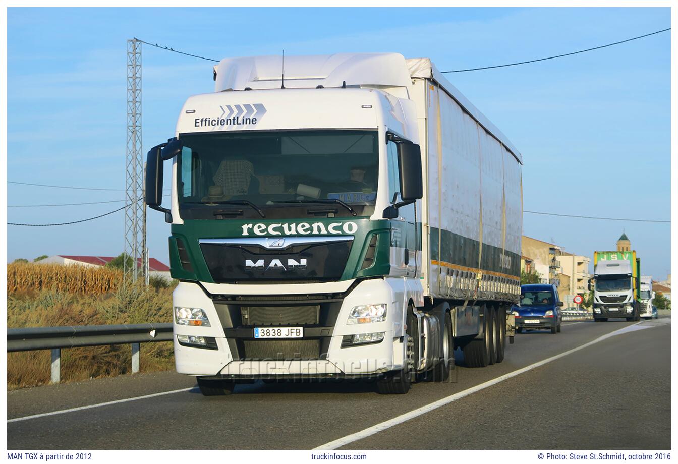 MAN TGX à partir de 2012 Photo octobre 2016