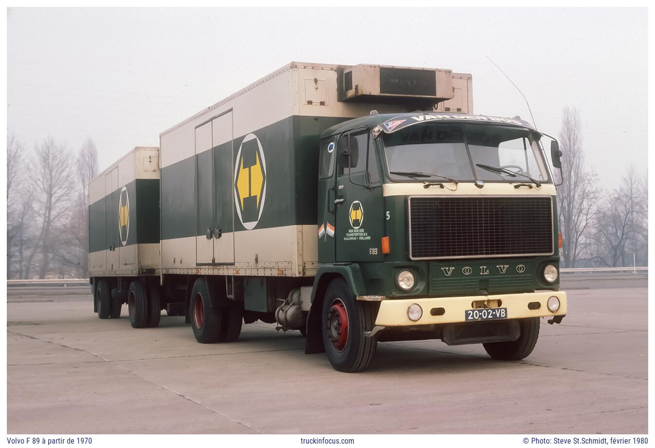 Volvo F 89 à partir de 1970 Photo février 1980