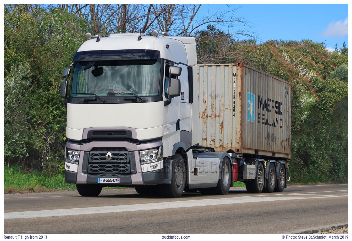 Renault T High from 2013 Photo March 2019