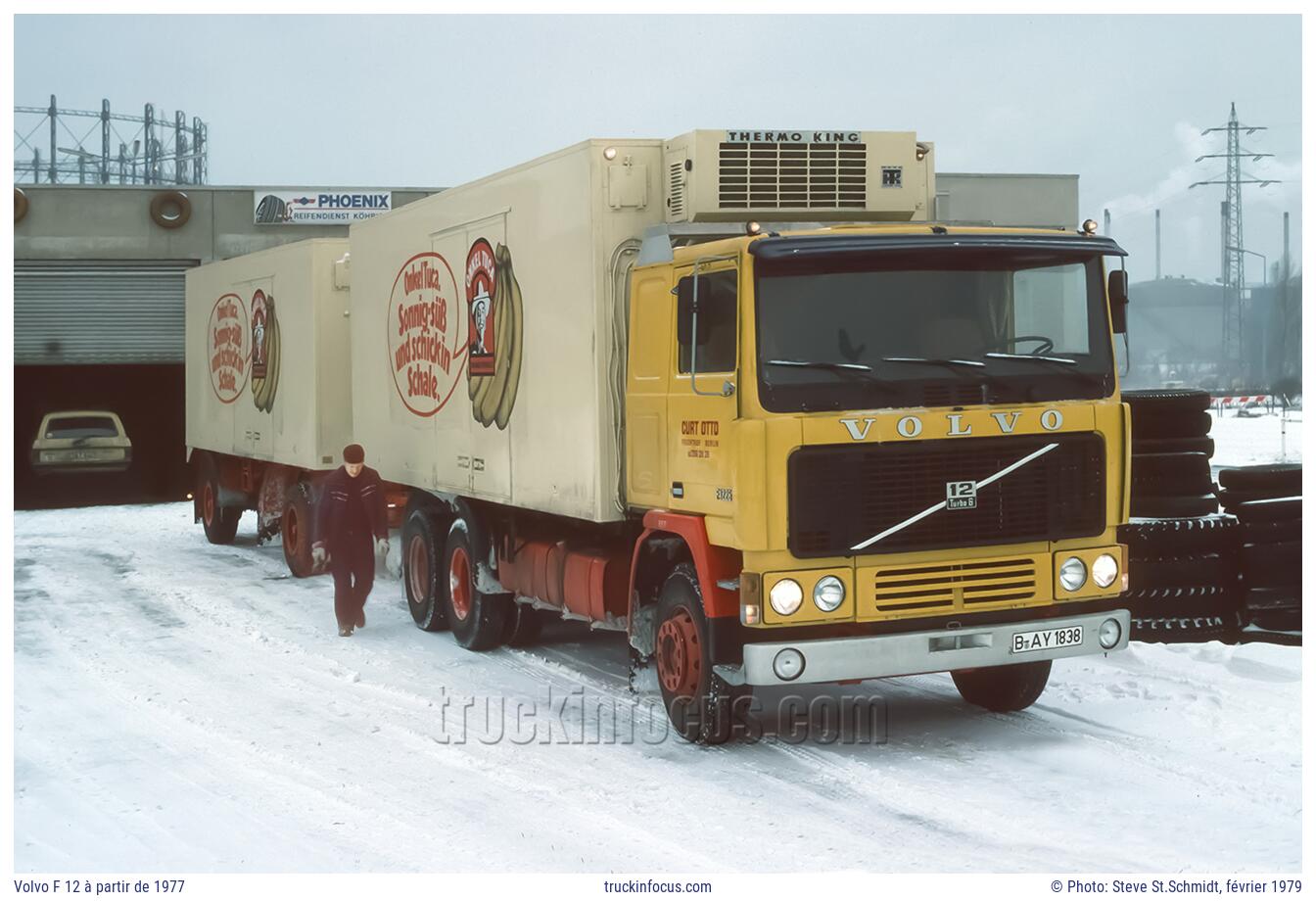 Volvo F 12 à partir de 1977 Photo février 1979