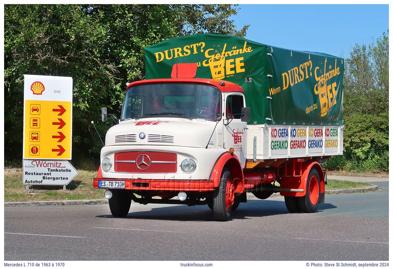 Mercedes L 710 de 1963 à 1970 Photo septembre 2024