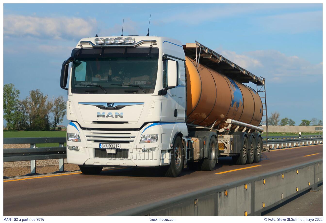 MAN TGX a partir de 2016 Foto mayo 2022